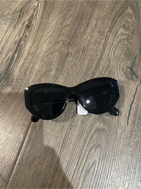 Free People Black Cat-Eye Sunglasses
